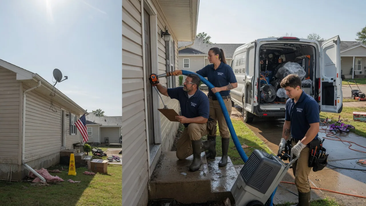 Ceiling Water Damage Restoration in Pavillion, WY near me